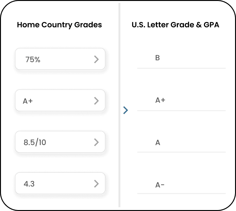 Enter you academic records